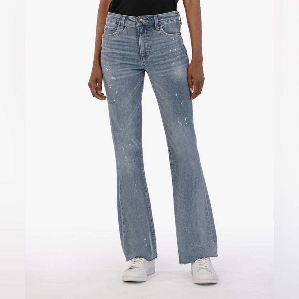 Kut From The Kloth Stella High Rise Fab Ab Flare Jeans Size 0